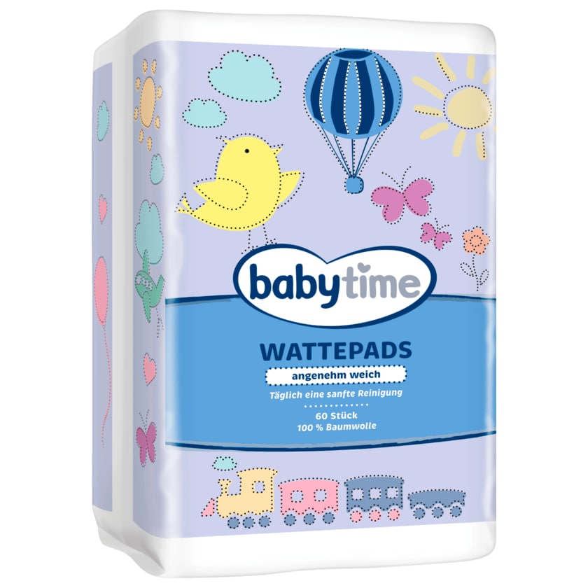 Babytime Baby Wattepads 60 Stück